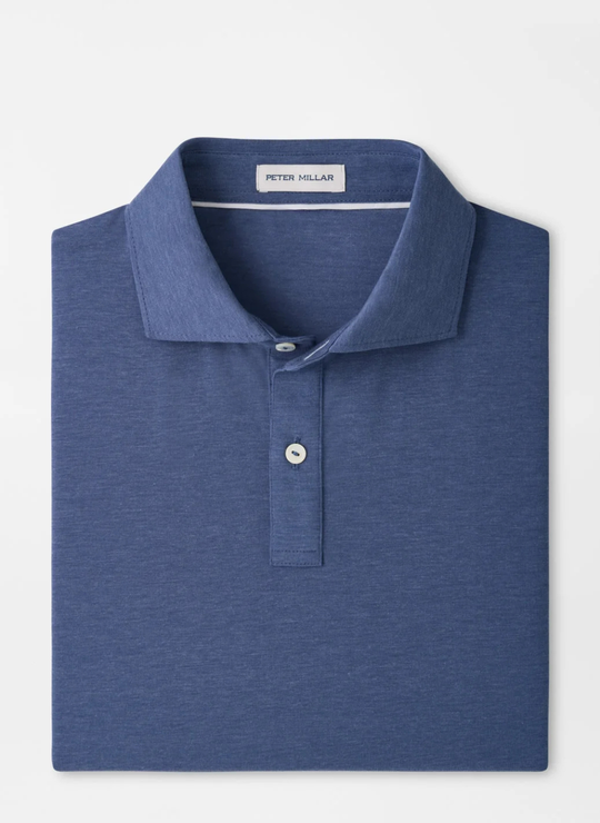 ETC Performance Jersey Polo In Bali Blue