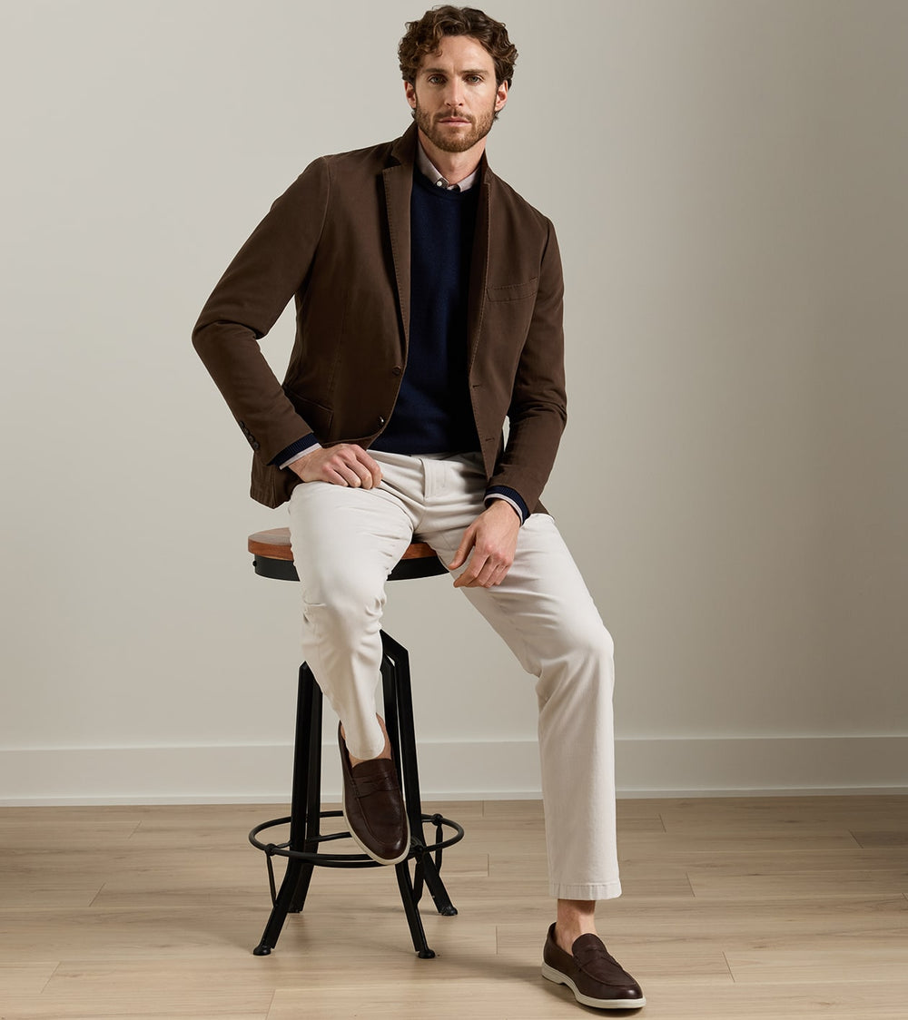 Weekend Cotton Cashmere Soft Jacket In French Press