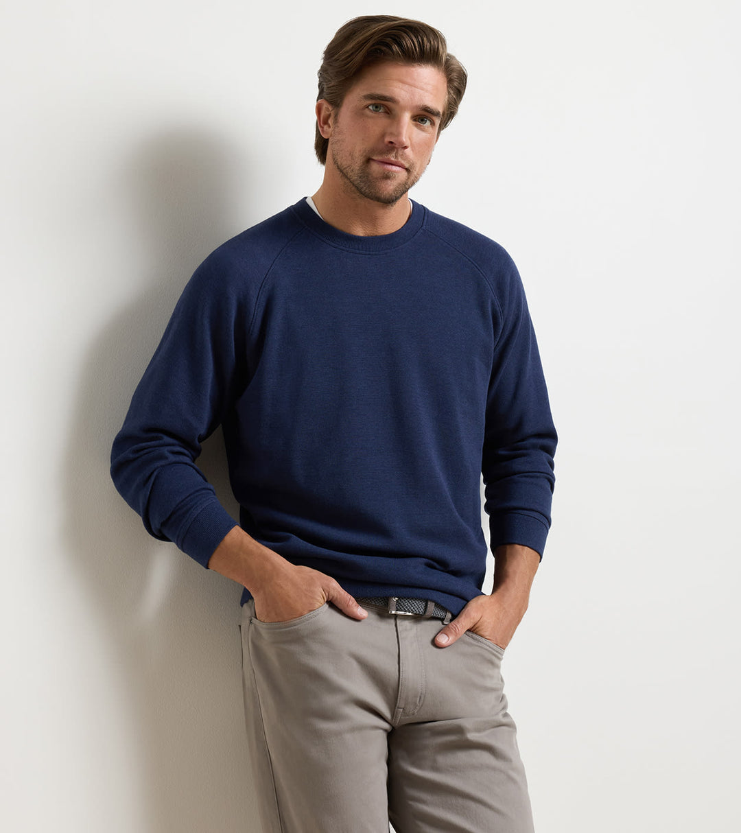 Crown Comfort Knit Crew In Navy