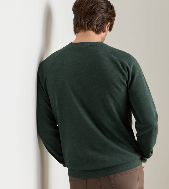 Crown Comfort Knit Crew In Pinebrook