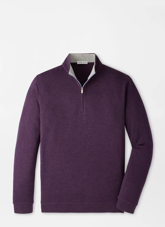 Crown Comfort Quarter-Zip Pullover In Grapeseed