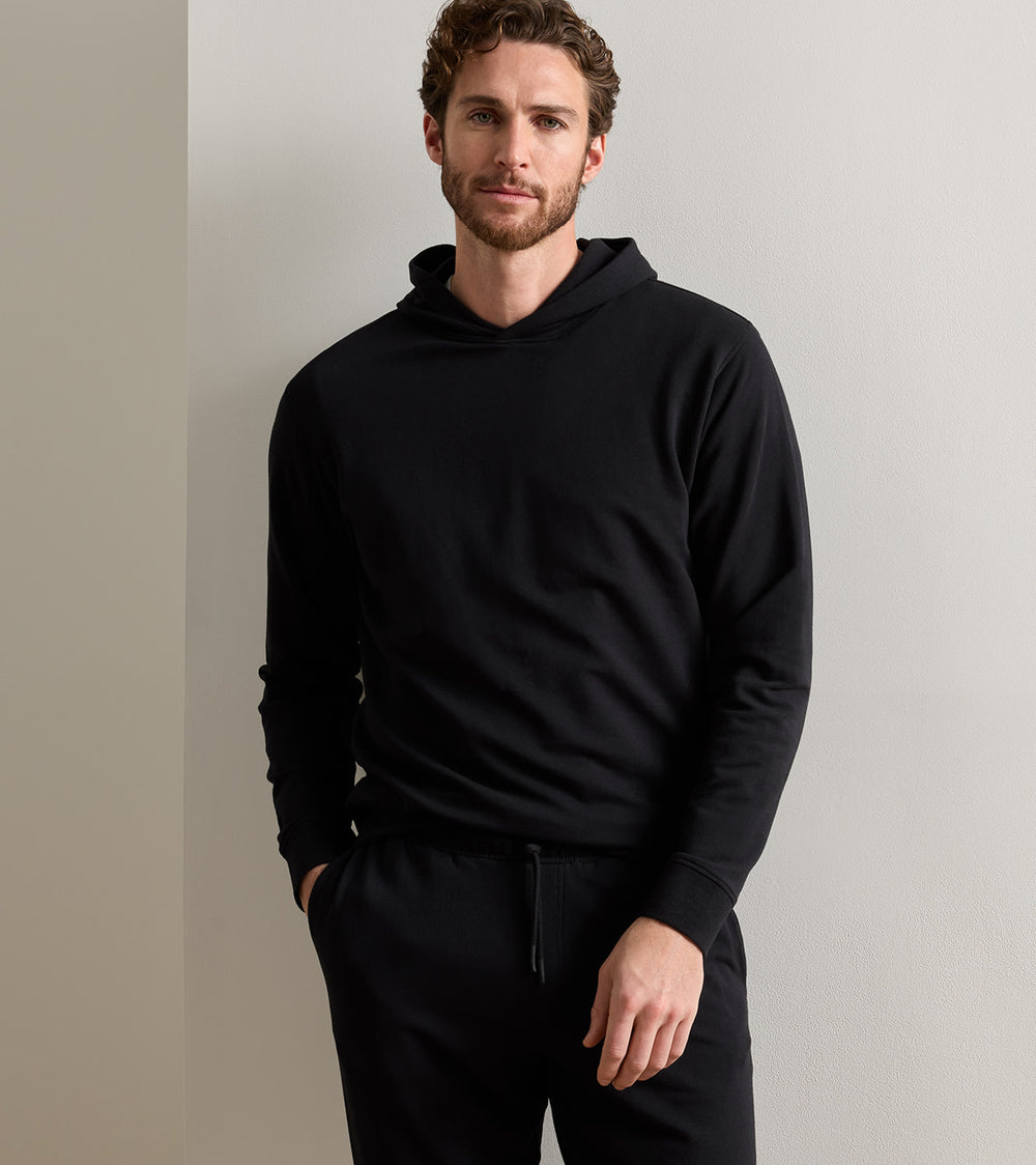 Oasis Pullover Hoodie In Black