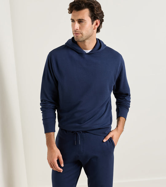 Oasis Pullover Hoodie In Navy