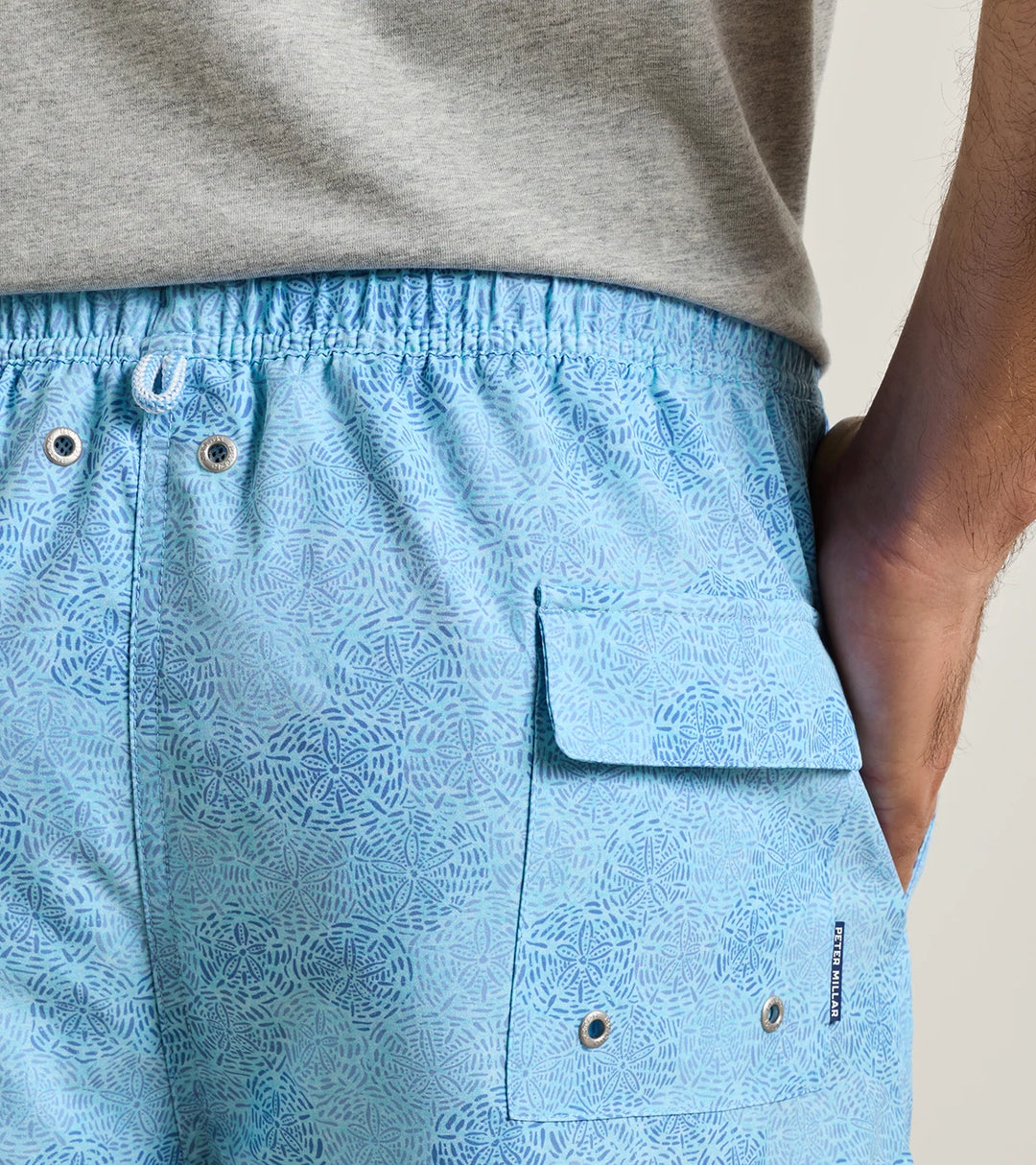 Sand Dollars Swim Trunk In Seaport Blue