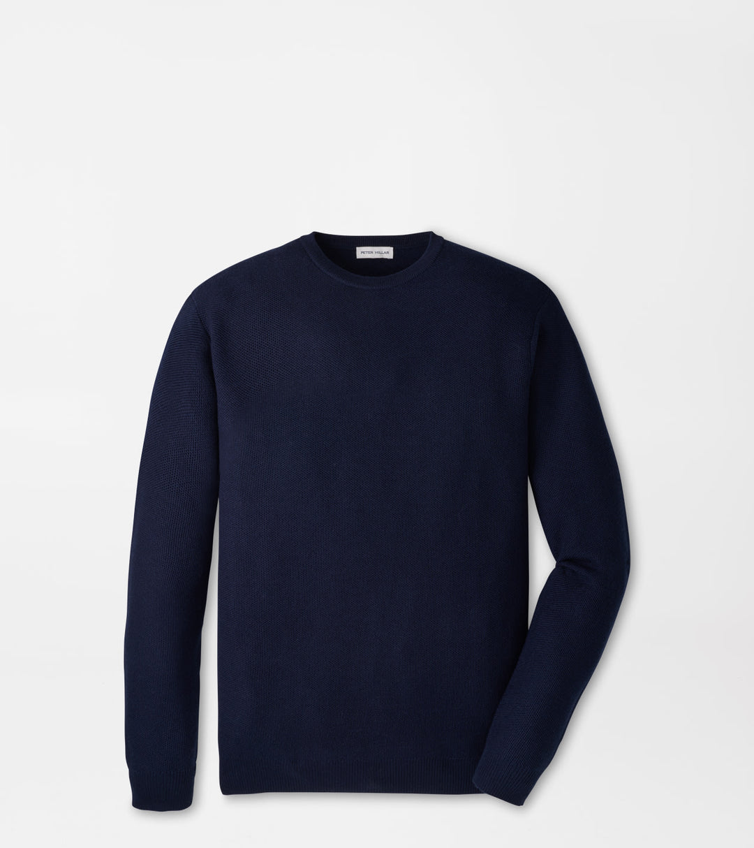 Autumn Crest Honeycomb Crewneck Sweater In Navy