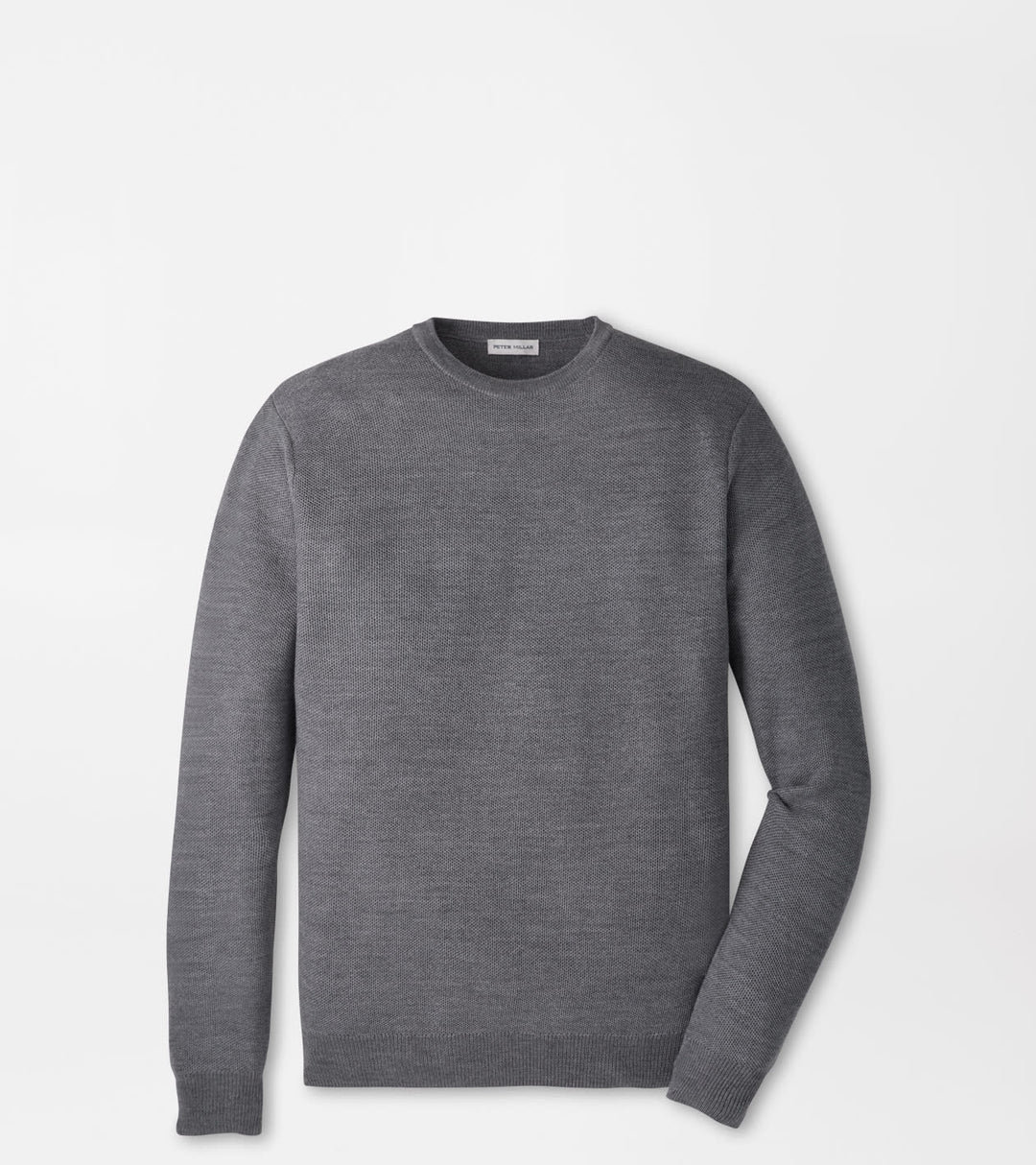 Autumn Crest Honeycomb Crewneck Sweater In Oslo Grey