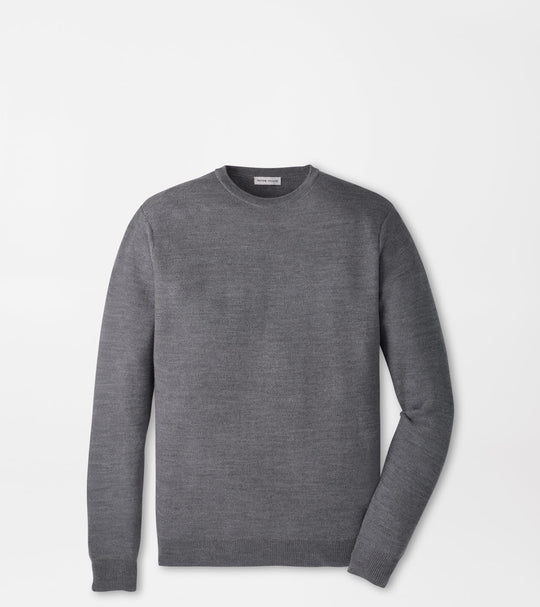 Autumn Crest Honeycomb Crewneck Sweater In Oslo Grey
