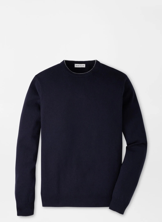 Crown Heritage Cashmere Crewneck Sweater In Navy