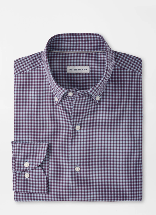 Liam Crown Soft Twill Sport Shirt In Grapeseed
