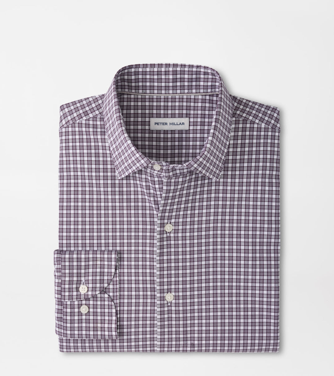 Atlas Crown Lite Cotton-Stretch Sport Shirt In Grapeseed
