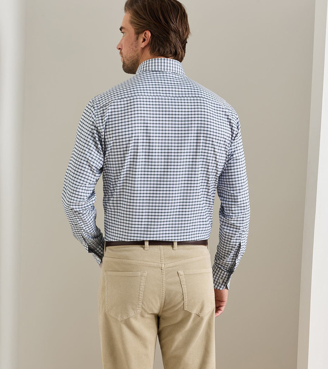 Charles Performance Twill Sport Shirt In Pine Brook