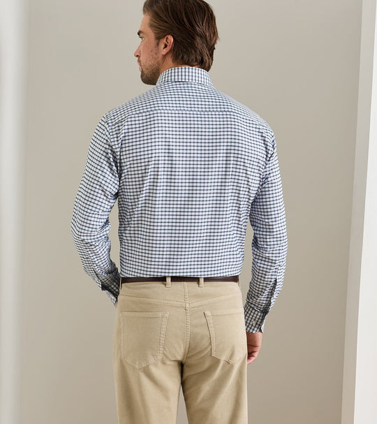 Charles Performance Twill Sport Shirt In Pine Brook