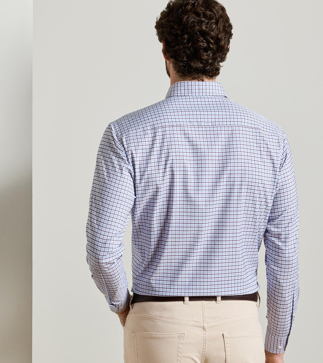 Axel Performance Twill Sport Shirt In Lakeside