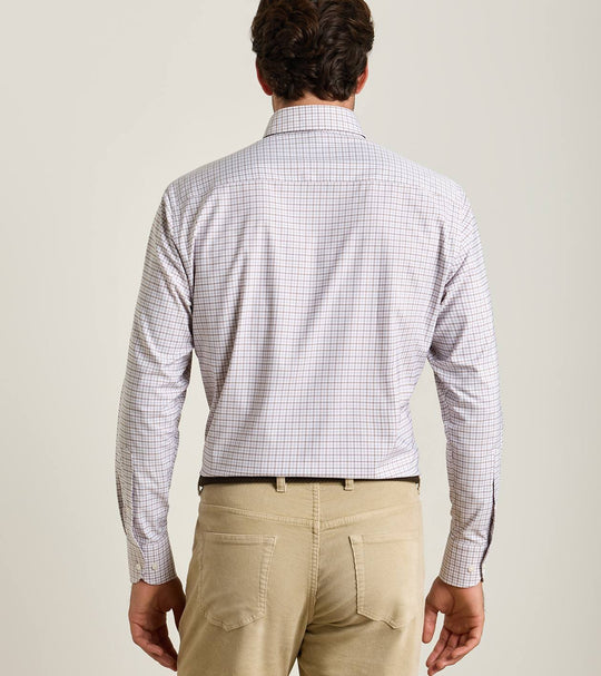 Axel Performance Twill Sport Shirt In Sawgrass