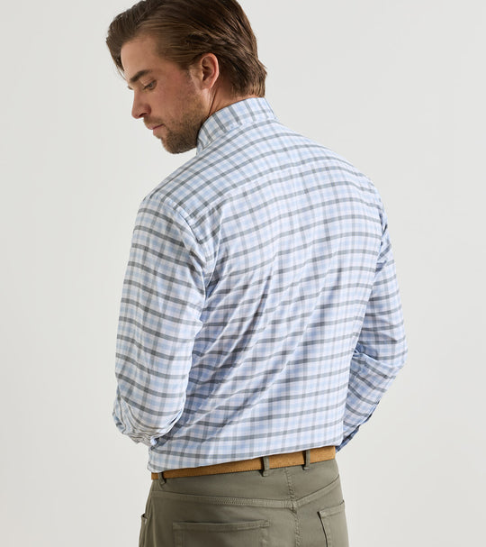 Lucas Performance Twill Sport Shirt In White