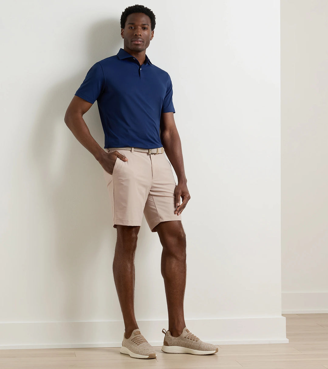 Bingham Performance Short in Khaki