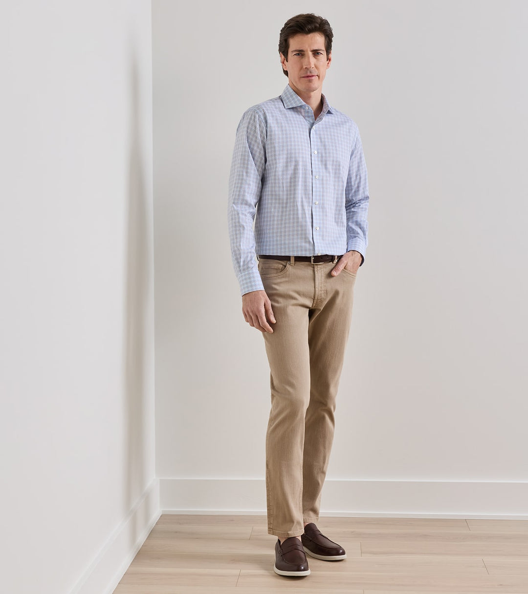 Fairfield Garment Dyed Denim In Khaki