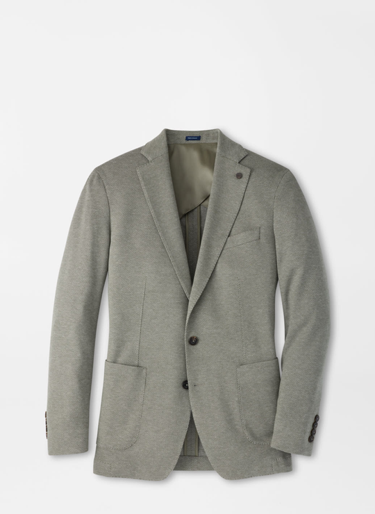 Barclay Knit Soft Jacket In Bayleaf