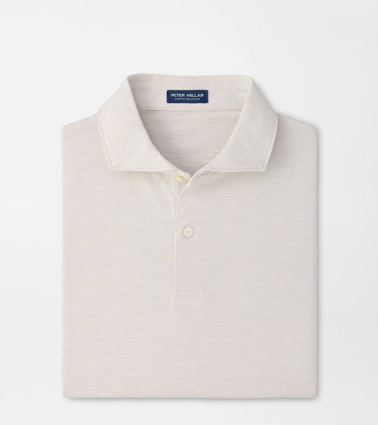 Treble Performance Jersey Polo In Grey Mist