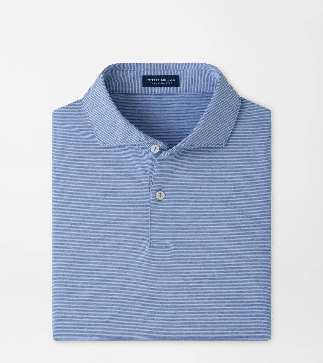Treble Performance Jersey Polo In Windy Blue