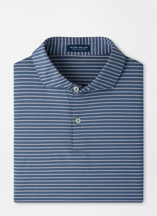 Keynote Performance Jersey Polo In Cadet