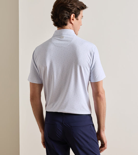 Campania Performance Jersey Polo In White