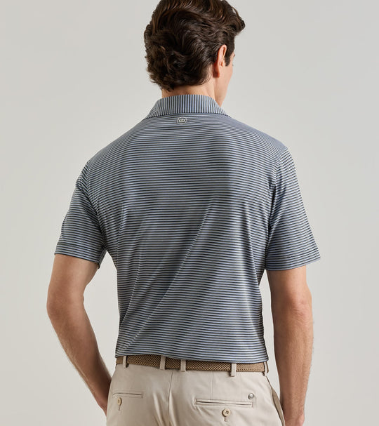 Timbre Performance Jersey Polo In Dark Olive