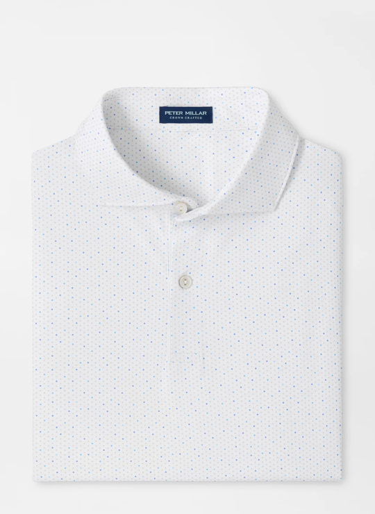 Tenuto Performance Jersey Polo In White