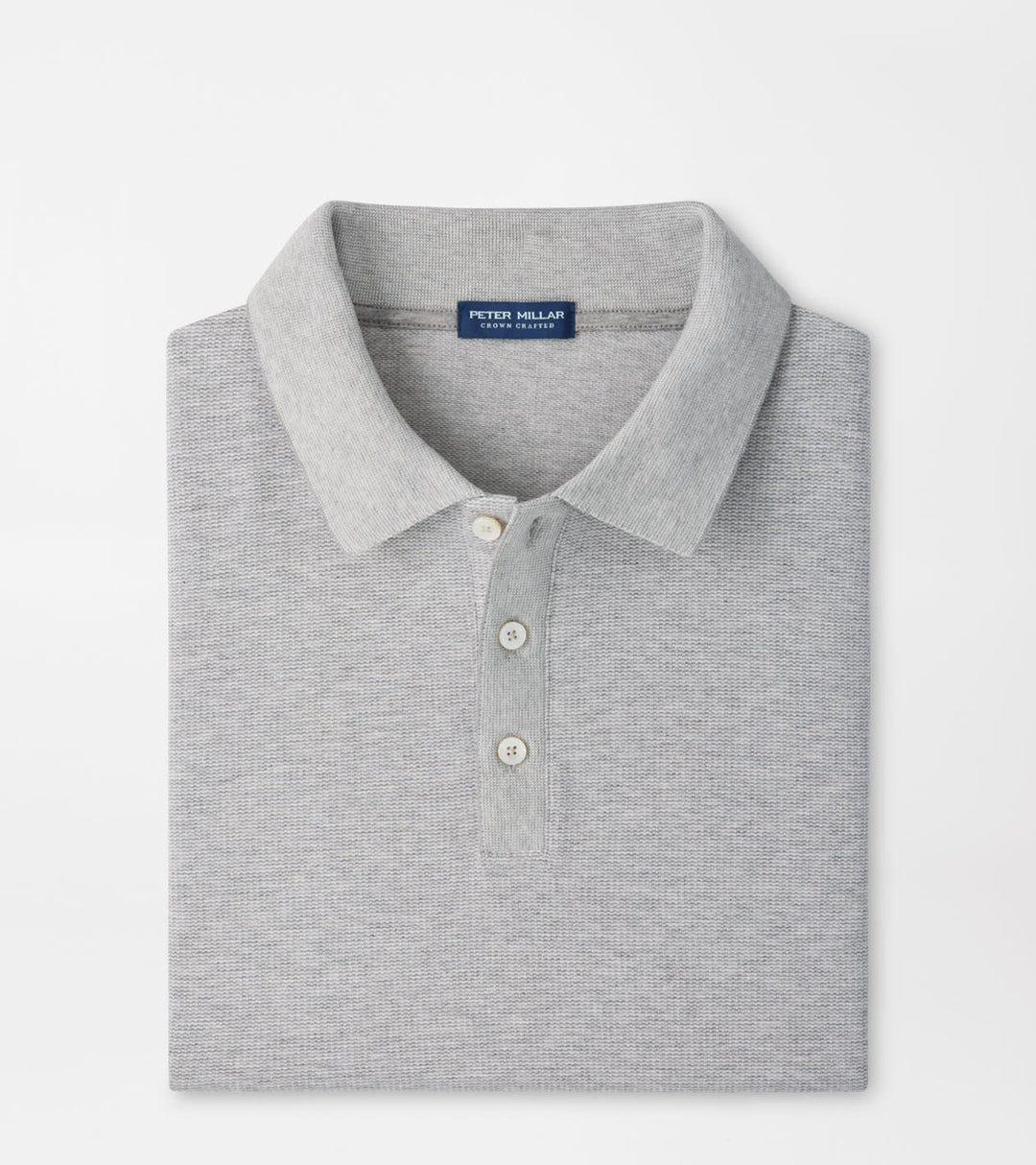 Barnes Short-Sleeve Knit Polo In Gale Grey
