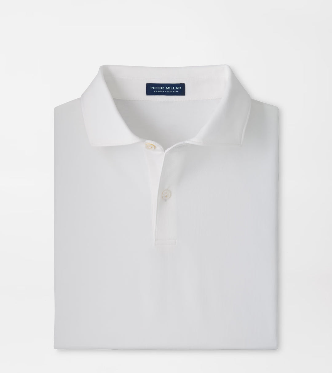 Albatross Cotton-Blend Piqué Polo In White