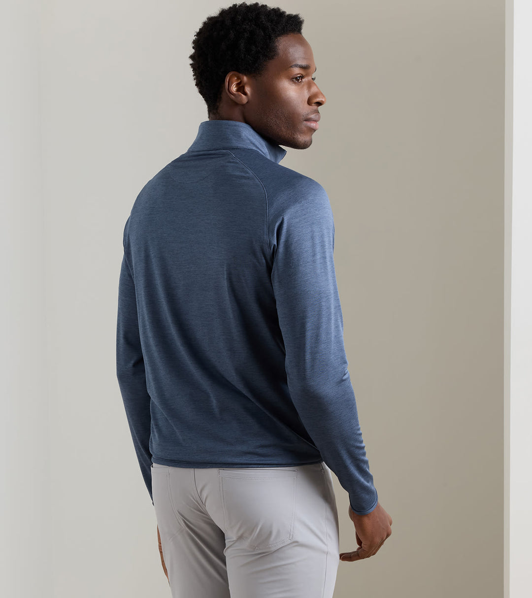 Stealth Performance Quarter-Zip In Cadet