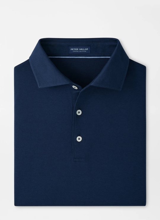 Excursionist Flex Short-Sleeve Polo In Atlantic Blue