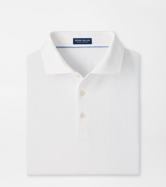 Excursionist Flex Short-Sleeve Polo In White