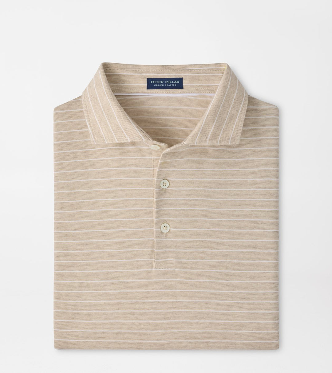 Excursionist Flex Striped Short-Sleeve Polo In Truffle
