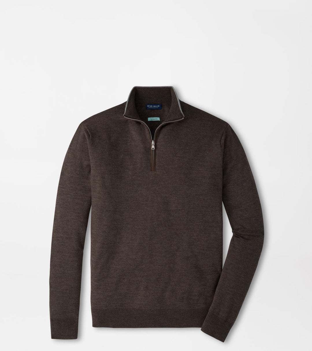 Excursionist Flex Quarter-Zip Sweater In Ash Brown