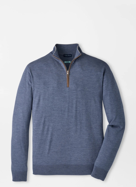 Excursionist Flex Quarter-Zip Sweater In Cadet