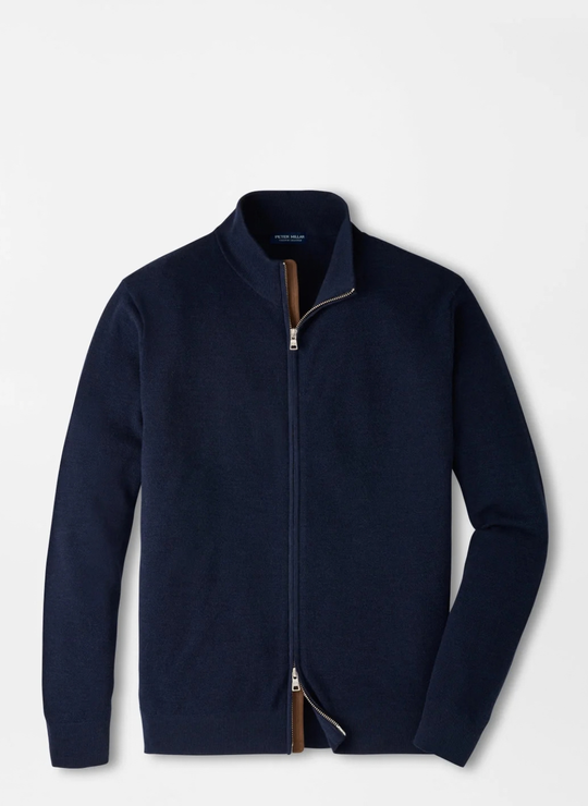 Excursionist Flex Full Zip Sweater In Navy