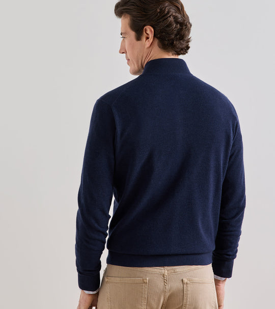 Excursionist Flex Full Zip Sweater In Navy