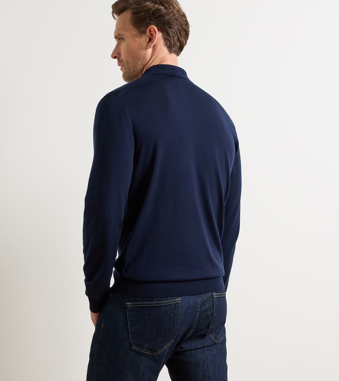 Dorset Sweater Polo In Navy