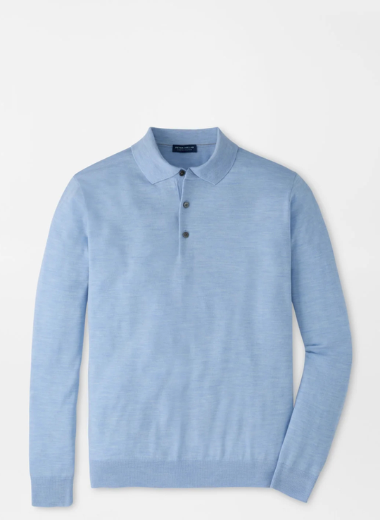Dorset Sweater Polo Pale Blue