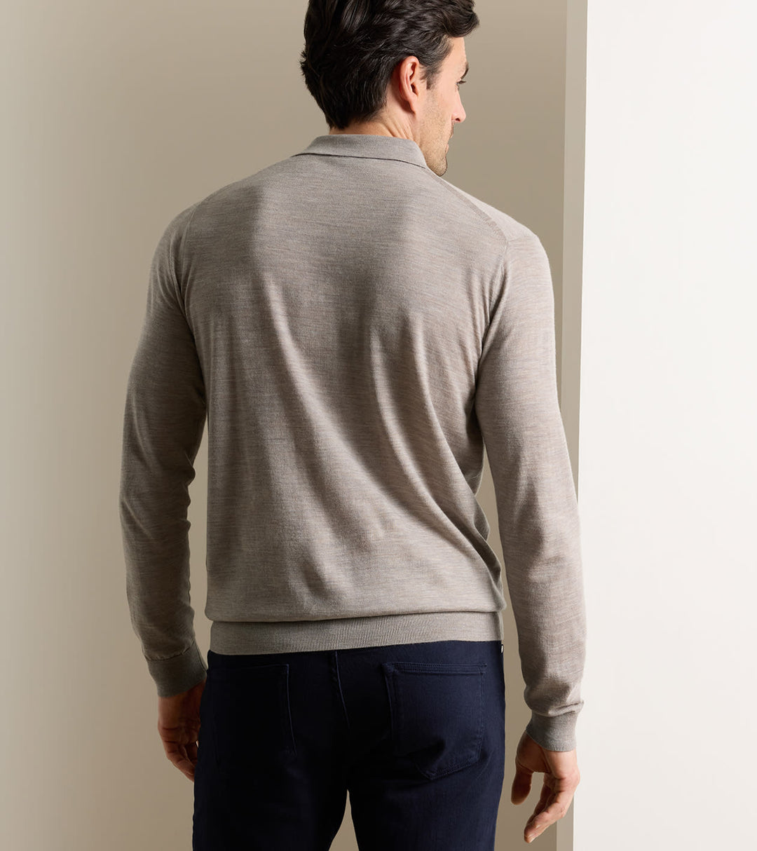 Dorset Sweater Polo In Rye