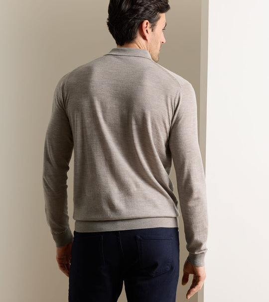 Dorset Sweater Polo In Rye