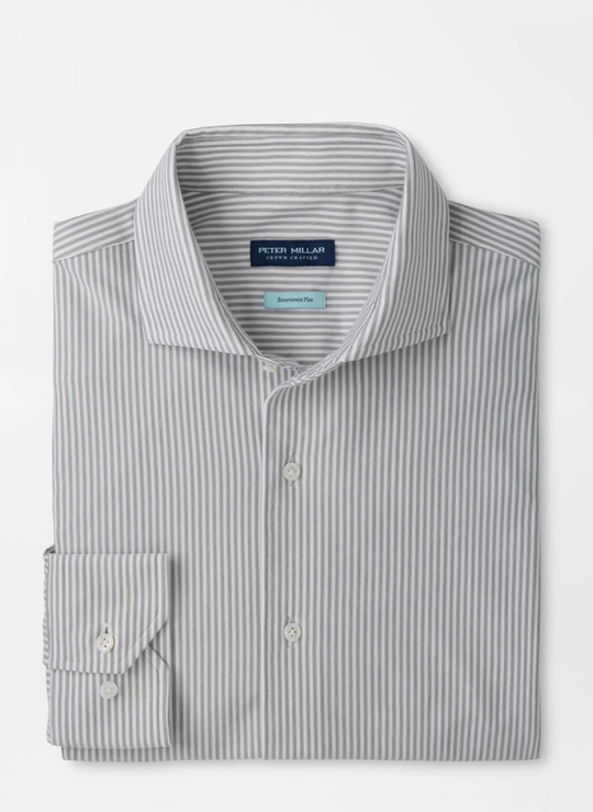 Excursionist Flex Stripe Sport Shirt In Argento