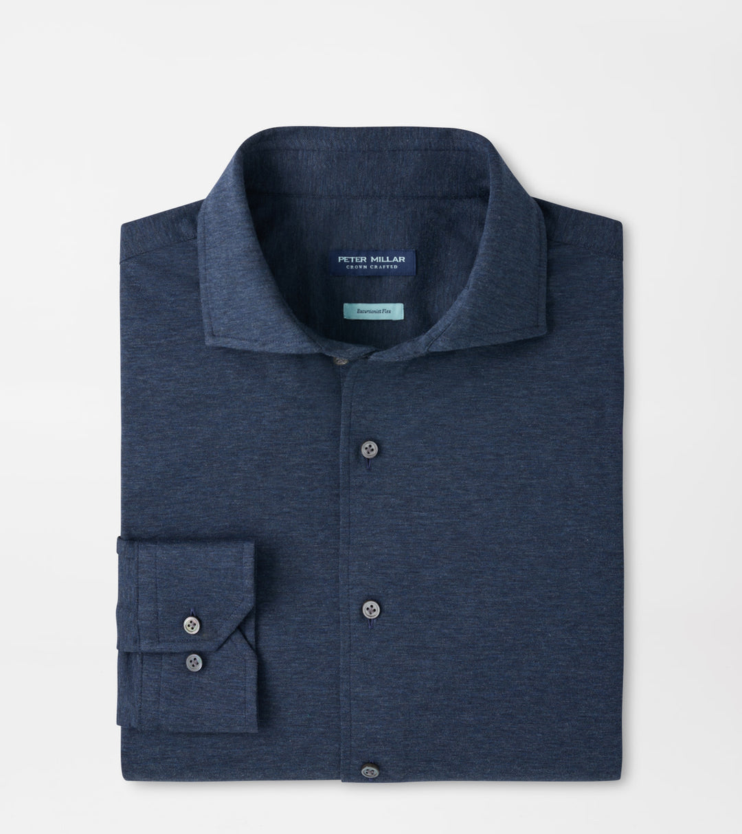 Excursionist Flex Solid Sport Shirt In Navy