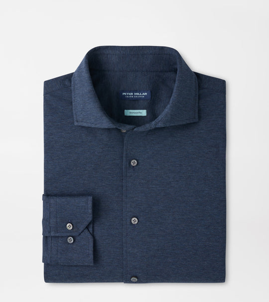 Excursionist Flex Solid Sport Shirt In Navy