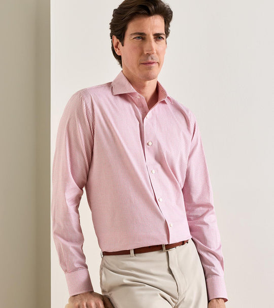 Kenneth Cotton Sport Shirt In Redwood