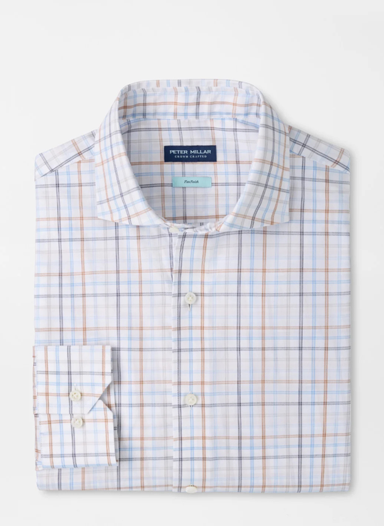 Arthur Cotton Sport Shirt In Windy Blue