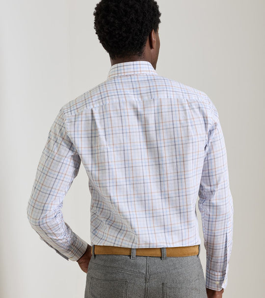 Arthur Cotton Sport Shirt In Windy Blue