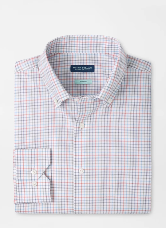 Otis Cotton Sport Shirt In Cadet