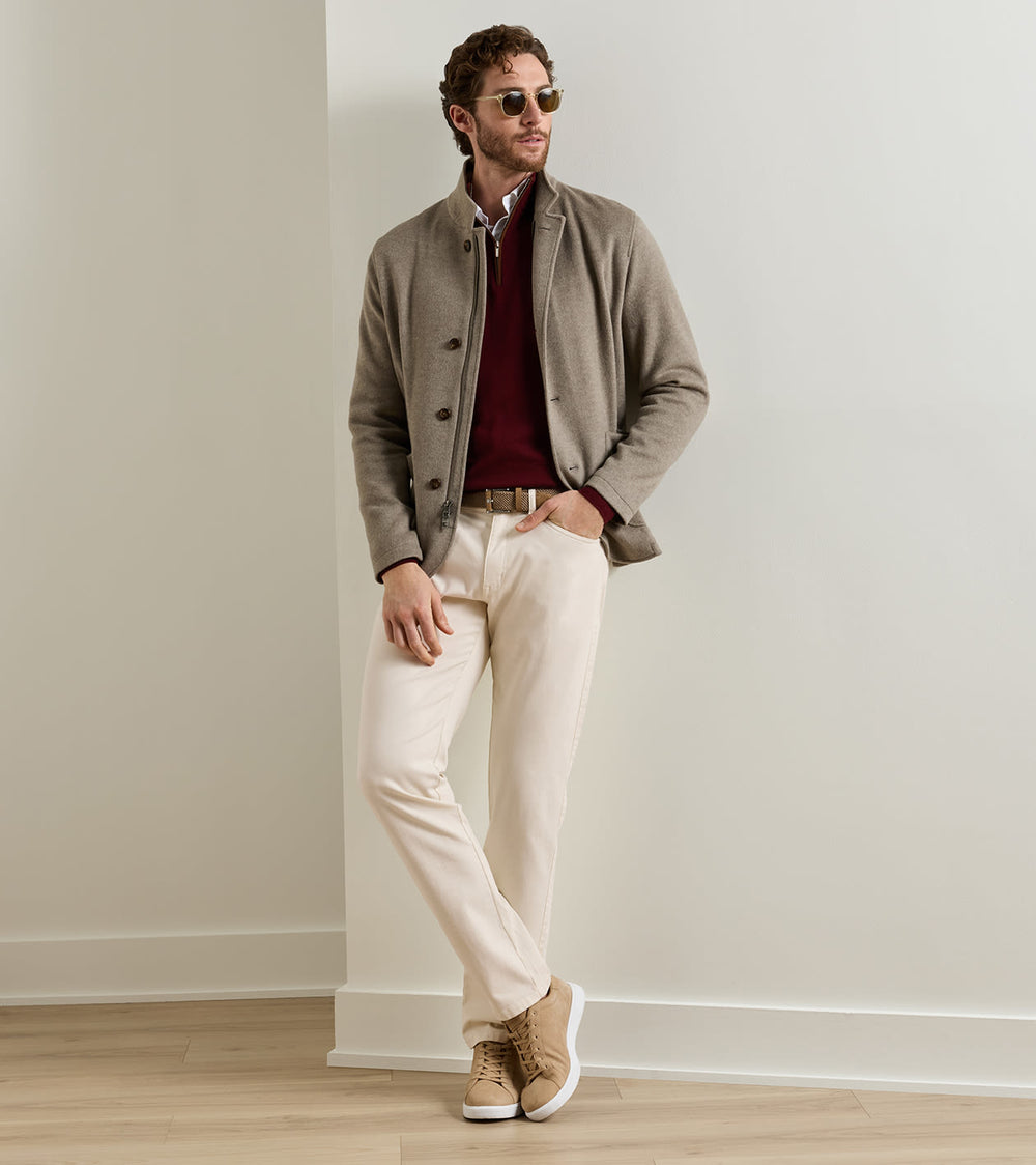 Crown Flex Merino Blazer In Grain